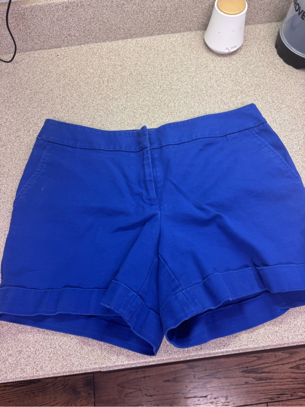 Apt. 9 Royal Blue Cuffed Women's Shorts